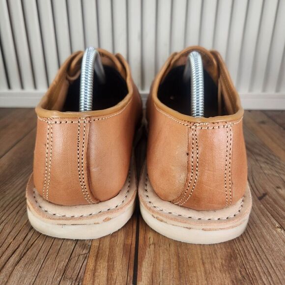 Artesanias La Zarca Embossed Aztec Men 12 Brown Leather Handcrafted Mexico Shoes main image 7